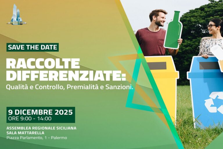 “Raccolte differenziate: qualità e controllo, premialità e sanzioni”, seminario di ANCI Sicilia