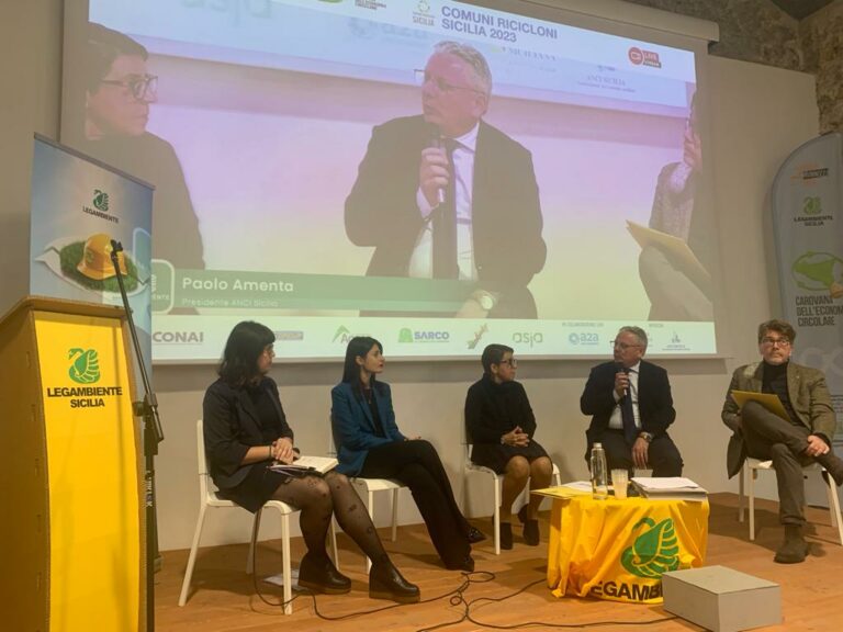 Comuni ricicloni Sicilia 2023, l’ANCI Sicilia a fianco di Legambiente nella giornata dedicata al riconoscimento delle migliori performance dei Comuni siciliani