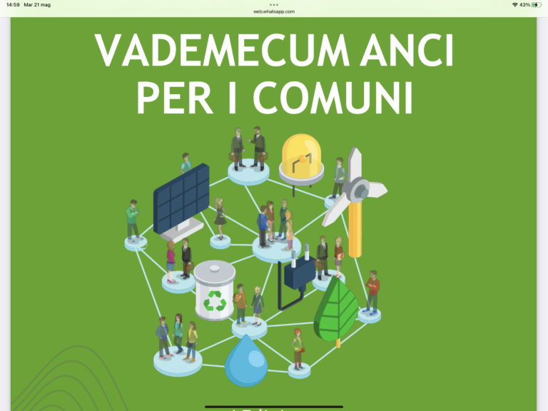 Efficienza energetica, Vademecum ANCI per i Comuni