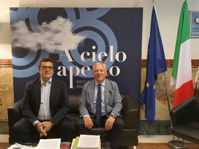 DA SINISTRA IL SEGRETARIO ALVANO E IL PRESIDENTE AMENTA