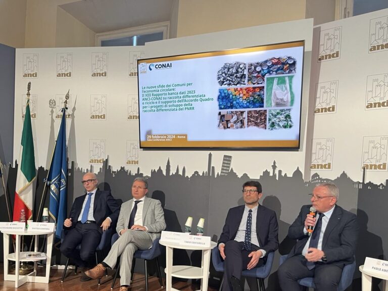 Presentazione XIII Rapporto ANCI-CONAI sull’economia circolare, Amenta: “Occorre uno specifico momento di confronto sull’anomalia siciliana”