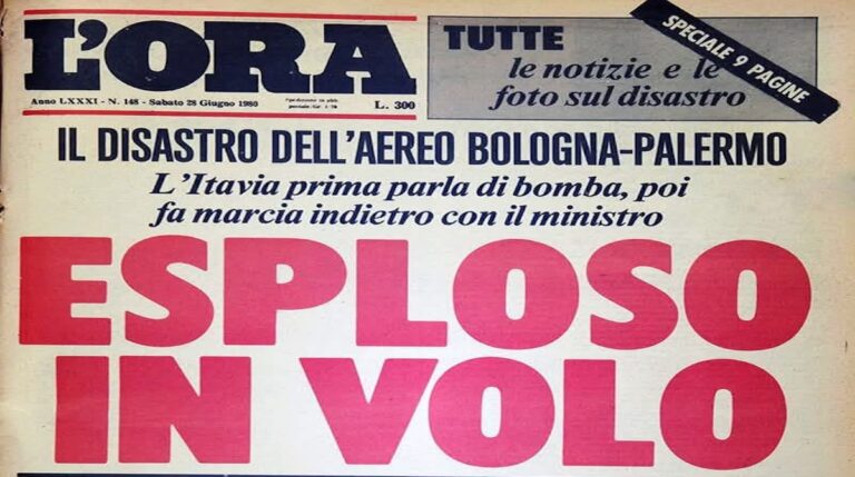 Anniversario di Ustica: “Memoria non è solo ricordo, ma impegno per la verità”