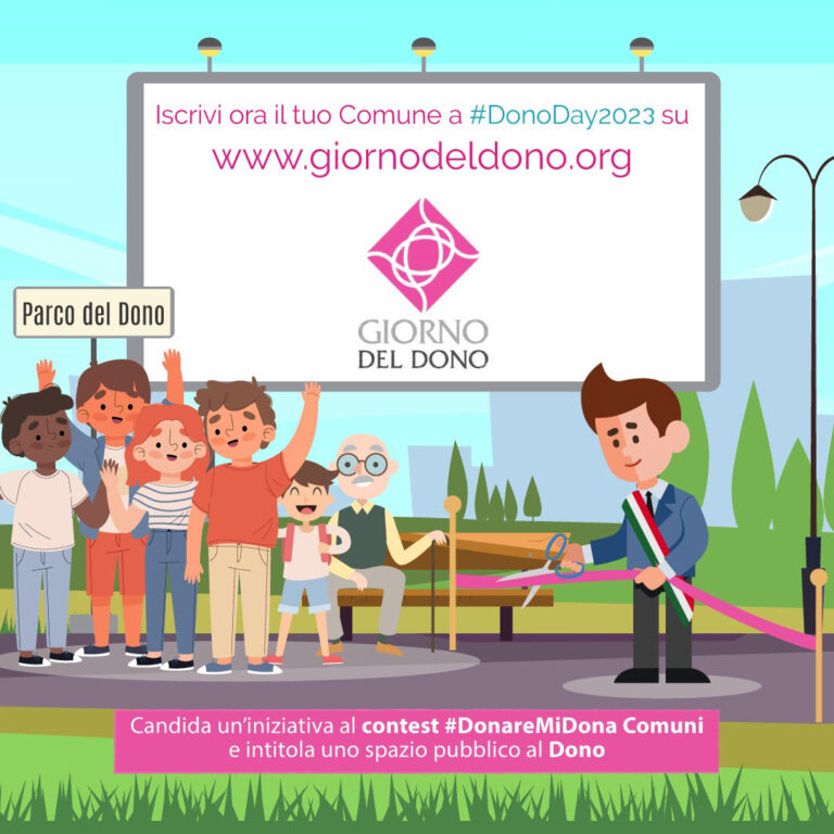 L’ANCI invita i Comuni ad aderire alla nona edizione della “giornata del dono”  che si celebrerà il prossimo 4 ottobre