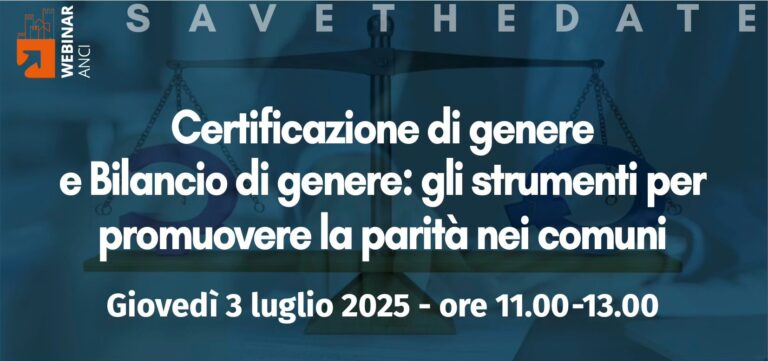 Certificazione di genere e Bilancio di genere: gli strumenti per promuovere la parità nei comuni