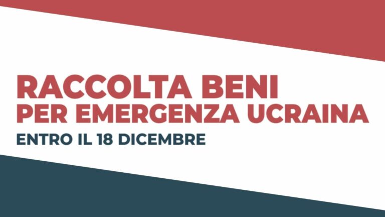 Emergenza Ucraina , il Coordinamento delle ANCI regionali si mobilita nella raccolta di beni di prima necessità